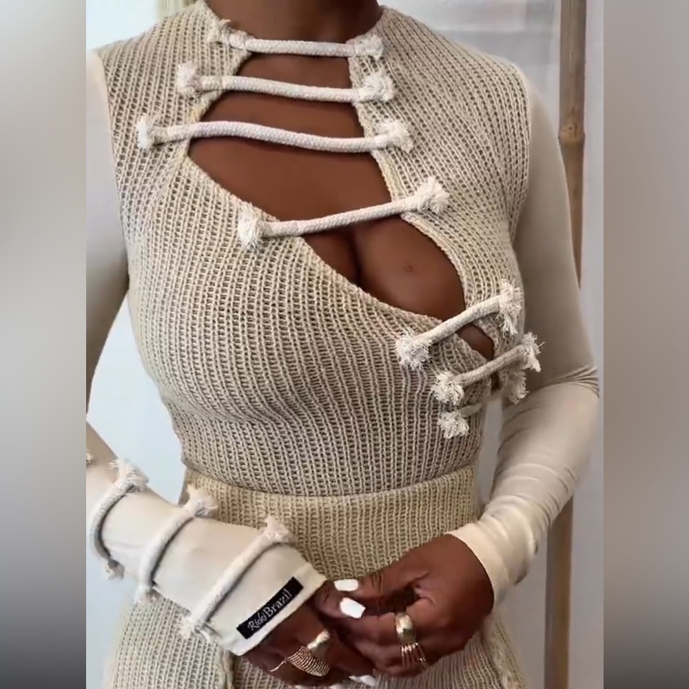 Ricki Brazil Rustic Sweater Crewneck Rope